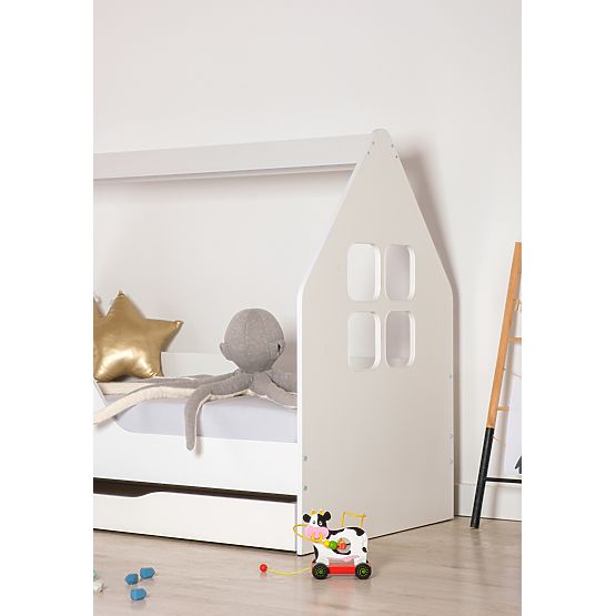 Bazar - Domečková postel Woody 160 x 80 cm - bílá