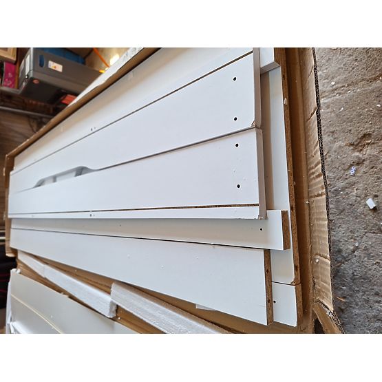 Bazar - Domečková postel Woody 160 x 80 cm - bílá