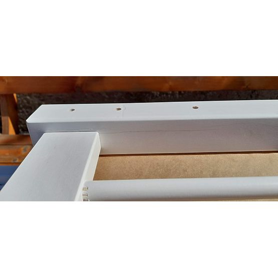 BAZAR - Montessori domečková postel Elis bílá 140x70 cm