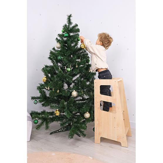 Bazar - Montessori učící věž Quadro dekor Woody