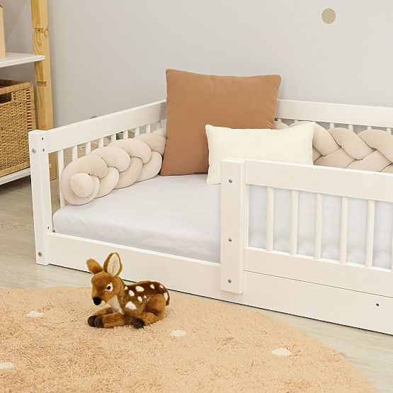 Bazar - Nízká postel pro děti Montessori Ourbaby Plus - bílá