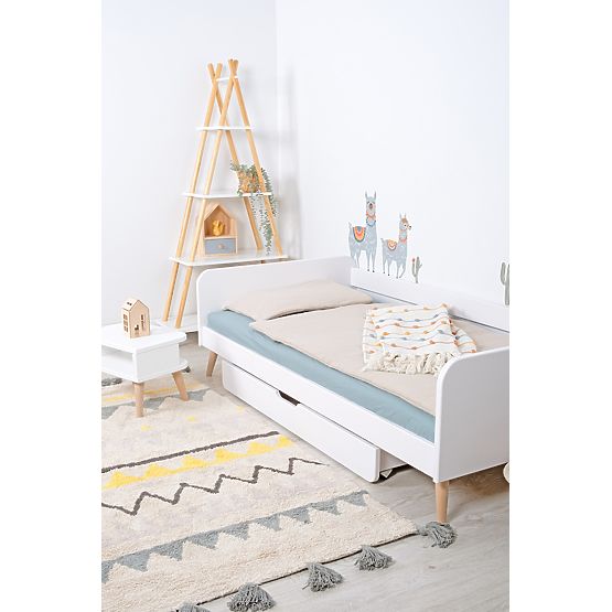 Bazar - Rostoucí postel Nell  2v1 - bílá