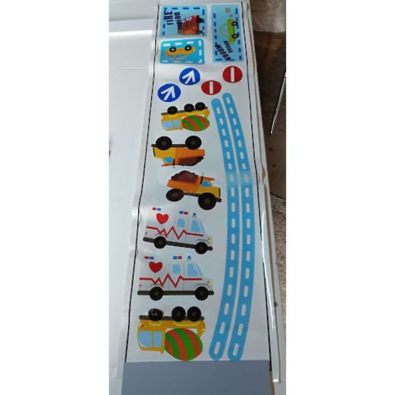 BAZAR Samolepka na postel - Auta