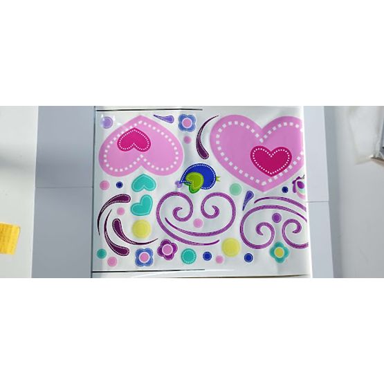 BAZAR Samolepka na postel - Sweet flower