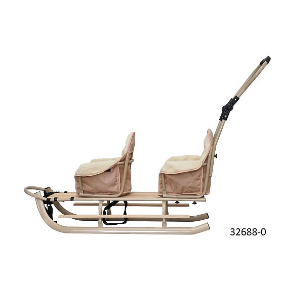 Bazar - Sáňky pro dvojčata Duo - různé barvy sedátek