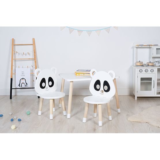 Bazar - Set stolečku a židliček - Panda
