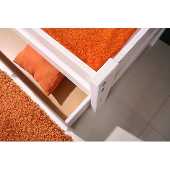 BAZAR Šuplík Paul -  Bílý 160/80 cm