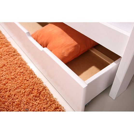 BAZAR Šuplík Paul -  Bílý 160/80 cm