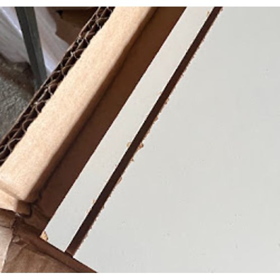 BAZAR - Šuplík Paul - bílý 160x70 cm