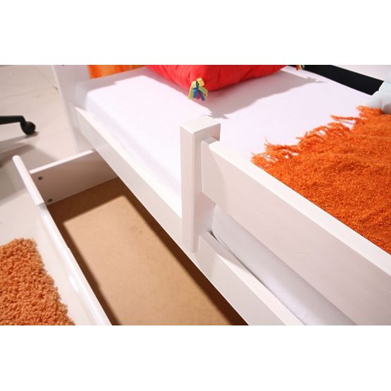 BAZAR - Šuplík Paul - bílý  160x70 cm 