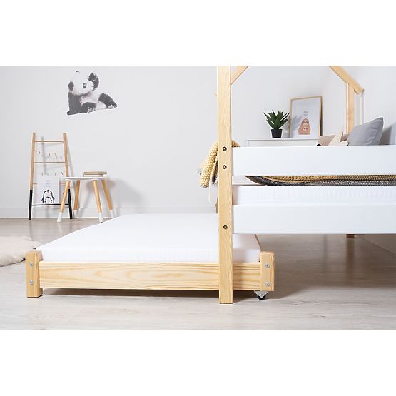 Bazar - Výsuvná přistýlka Vario s pěnovou matrací - přírodní