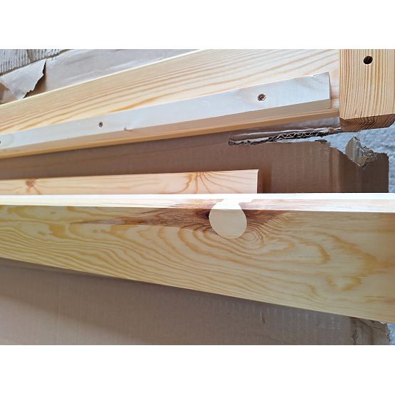 Bazar - Výsuvná přistýlka Vario s pěnovou matrací - přírodní