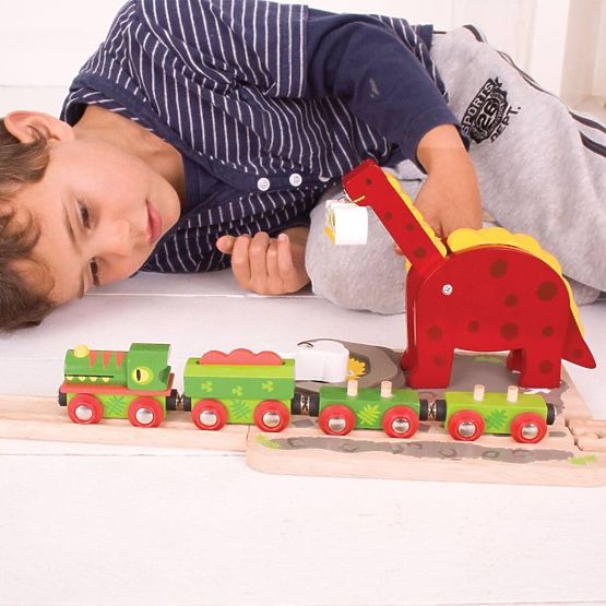 Bigjigs Rail Dinosauří jeřáb