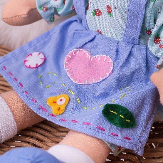 Bigjigs Toys Látková panenka Grace 28 cm
