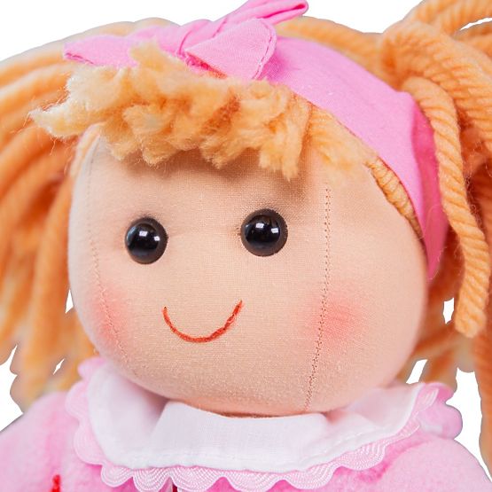 Bigjigs Toys Látková panenka Kelly 34 cm