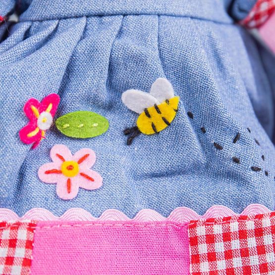 Bigjigs Toys Látková panenka Melody 34 cm