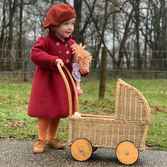 Bigjigs Toys Látková panenka Poppy 28 cm