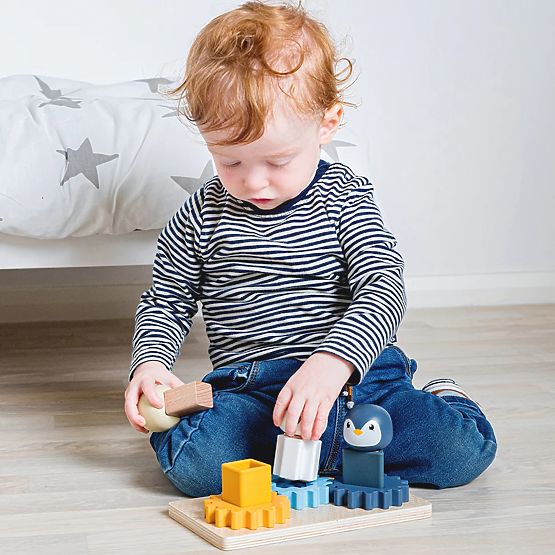 Bigjigs Toys Motorická deska Artic