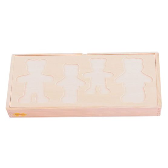 Bigjigs Toys Oblékací puzzle Medvědí rodinka