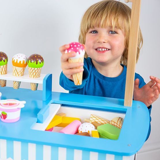 Bigjigs Toys Zmrzlinový vozík