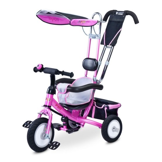 Dětská tříkolka Toyz Derby pink Růžová