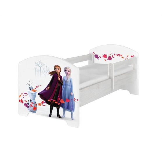 Dětská postel se zábranou - Ledové království 2 - dekor norská borovice