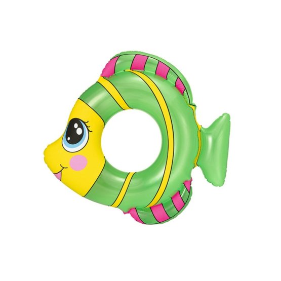 Dětský nafukovací kruh Bestway ve tvaru rybky zelený