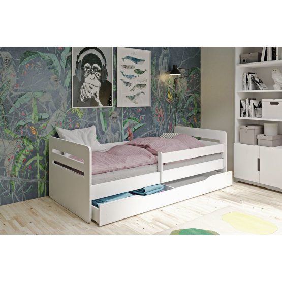 BAZAR Ourbaby dětská postel Tomi - bílá 180X80 CM