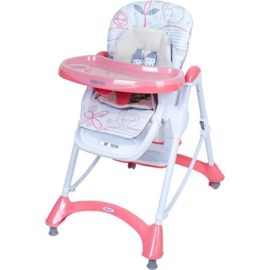 Jídelní židlička Baby Mix pink Růžová