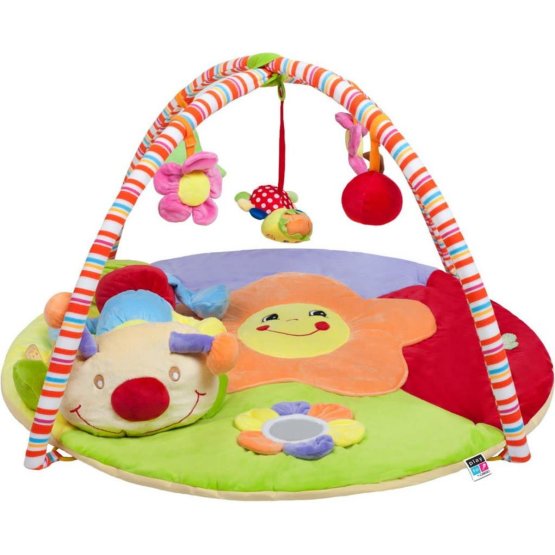 Hrací deka PlayTo stonožka s hračkou Multicolor