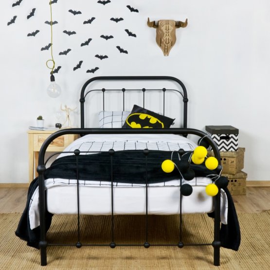 Kovová postel Bibi 200x90 cm černá