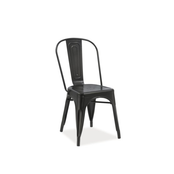 Jídelní židle LOFT černá mat
