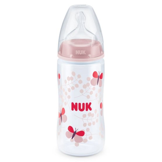 Kojenecká láhev NUK First Choice 300 ml růžová