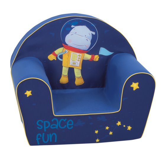 Dětské křesílko Hroch astronaut - modré
