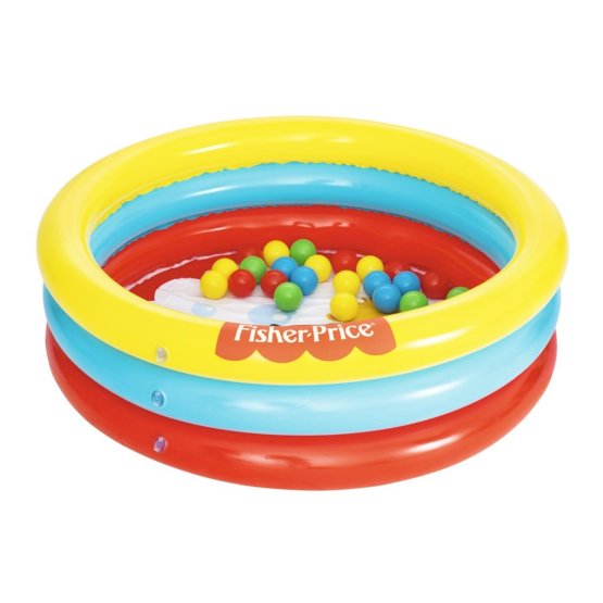 Dětský nafukovací bazén Fisher-Price s míčky Multicolor