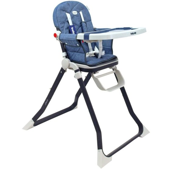 Jídelní židlička Baby Mix Smart navy Modrá