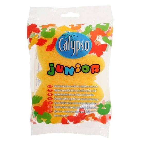 Koupelová houba Junior Animal Calypso žlutá