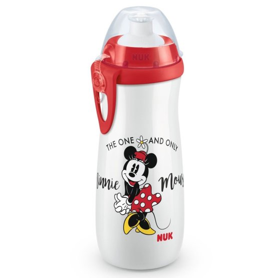 Dětská láhev NUK Sports Cup Disney Mickey 450 ml red Červená