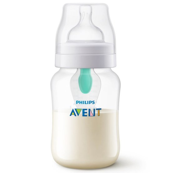 Kojenecká láhev Avent Anti-colic s ventilem AirFree 260 ml Transparentní
