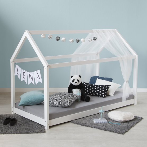 Dětská postel domeček Lena - bílá