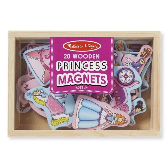 Melissa & Doug - magnetky na ledničku Princezna 20ks