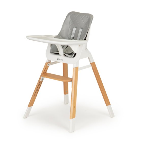 Jídelní židlička Ekotony - šedá