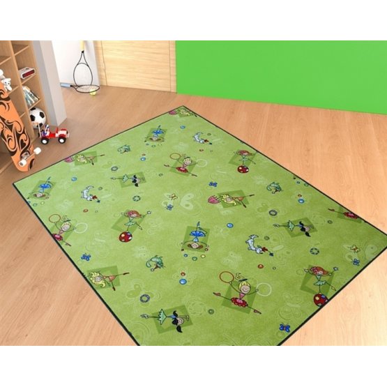 Dětský koberec - Baletky GREEN