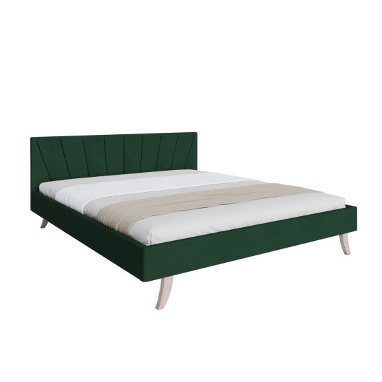 Čalouněná postel HEAVEN 140 x 200 cm - Zelená