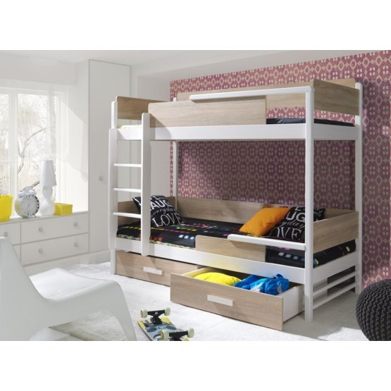 BAZAR Ourbaby dětská patrová postel Modern - 180x80 cm