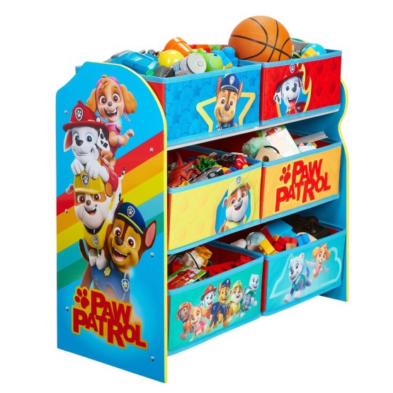 Organizér na hračky s boxy - Paw Patrol