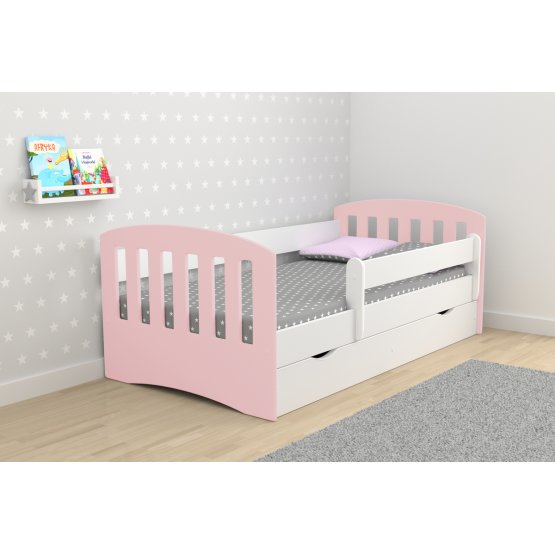 Dětská postel Classic - pudrová růžová