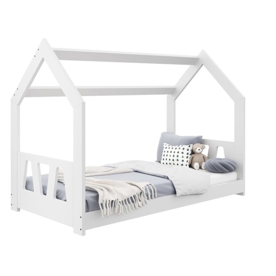 Domečková postel Ina 160 x 80 cm - bílá