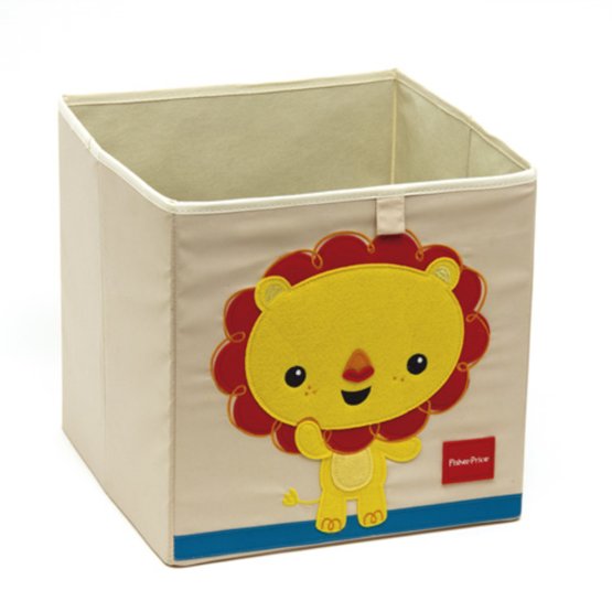 Dětský látkový úložný box Fisher Price - lev