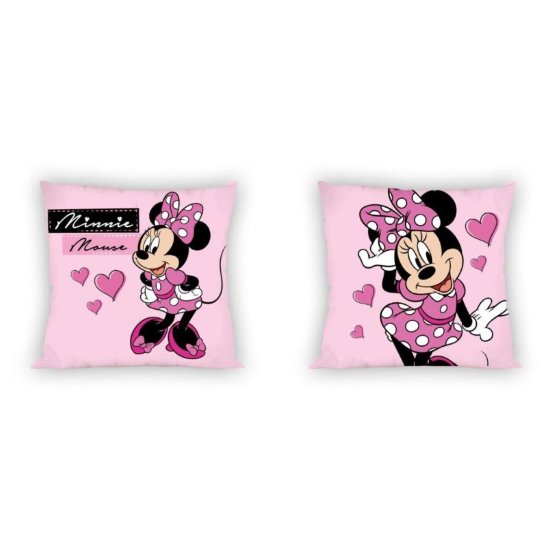 Povlak na polštářek 40x40 - Minnie Mouse - růžový
